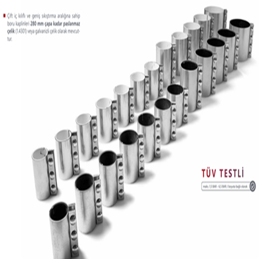 Kaplin paslanmaz çelik, Kaplin galvanizli çelik